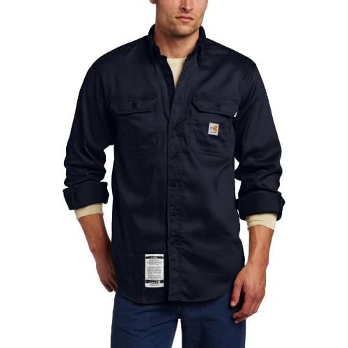  Carhartt Mens Big & Tall Flame Resistant Lightweight Twill Shirt