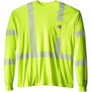 Carhartt Mens Big & Tall High Visibility Force Long Sleeve Class 3 Tee