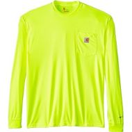 Carhartt Mens Big & Tall High Visibility Force Color Enhanced Long Sleeve T-Shirt