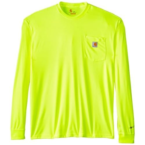  Carhartt Mens Big & Tall High Visibility Force Color Enhanced Long Sleeve T-Shirt