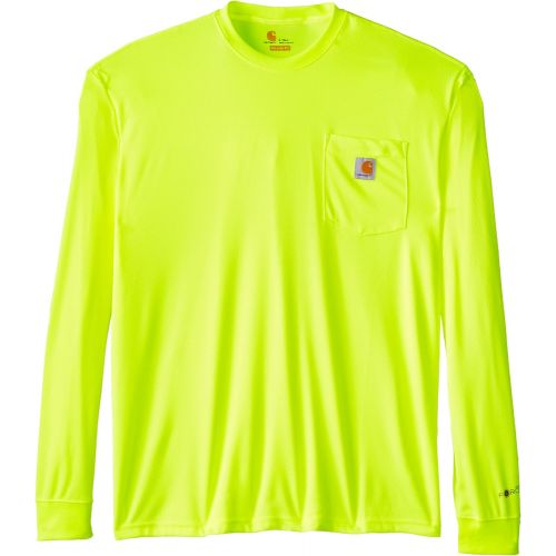  Carhartt Mens Big & Tall High Visibility Force Color Enhanced Long Sleeve T-Shirt