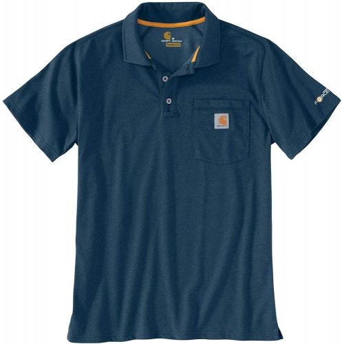  Carhartt Mens Force Cotton Delmont Pocket Polo