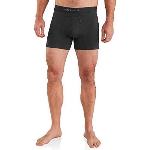  Carhartt Mens 5 Inseam Cotton Polyester 2 Pack Boxer Brief