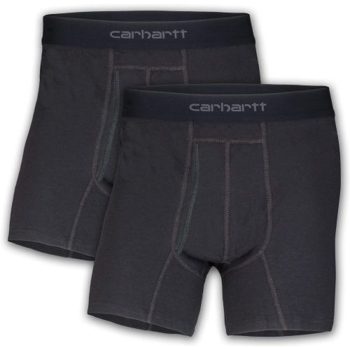  Carhartt Mens 5 Inseam Cotton Polyester 2 Pack Boxer Brief