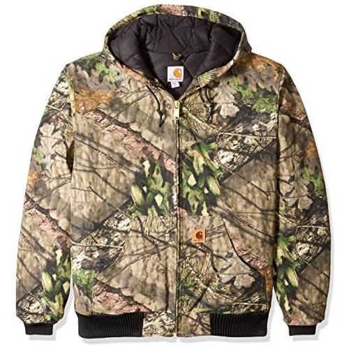  Carhartt Mens Big & Tall Quilted Flannel Lined Camo Active Jac