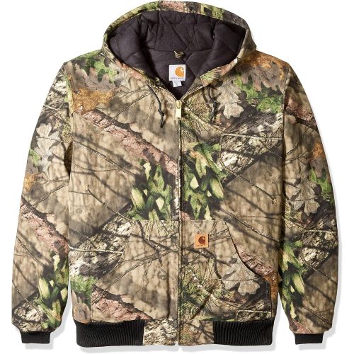  Carhartt Mens Big & Tall Quilted Flannel Lined Camo Active Jac