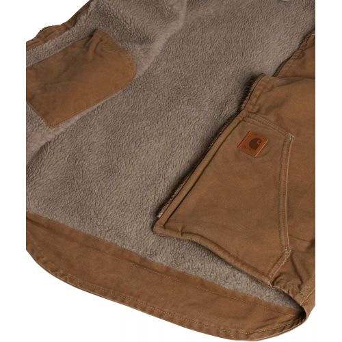  Carhartt Mens Sherpa Lined Sandstone Rugged Vest V26