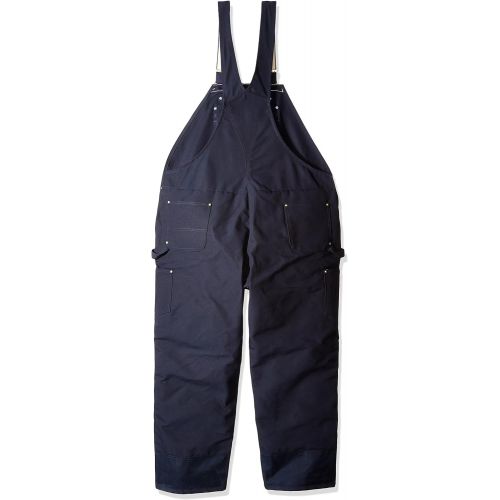  Carhartt Mens Quilt Lined Zip To Thigh Bib Overalls R41