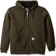 Carhartt Mens Big & Tall Rain Defender Rutland Lined Hooded Zip Sweatshirt