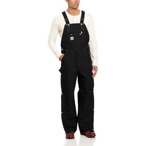  Carhartt Mens Zip To Thigh Bib Overall Unlined R37