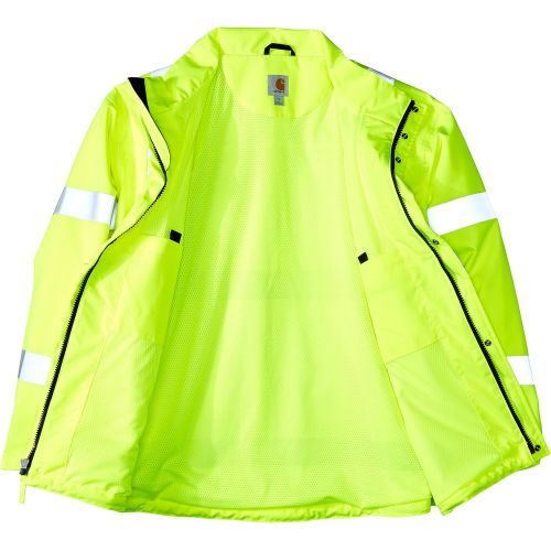  Carhartt Mens Big & Tall High Visibility Class 3 Waterproof Jacket