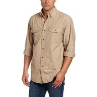 Carhartt Mens Fort Lightweight Chambray Button Front Relaxed Fit LS Shirt S202