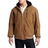 Carhartt Mens Big & Tall Quilted Flannel-Lined Sandstone Active Jacket J130