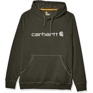 Carhartt Mens Force Delmont Signature Graphic Hooded Sweatshirt