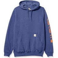 Carhartt Mens Midweight Sleeve Logo Hooded Sweatshirt (Regular and Big & Tall Sizes)