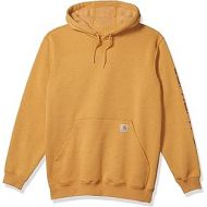 Carhartt Mens Midweight Sleeve Logo Hooded Sweatshirt (Regular and Big & Tall Sizes)