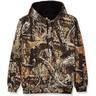 Carhartt Mens Midweight Camo Sleeve Logo Hooded Sweatshirt (Regular and Big & Tall Sizes)