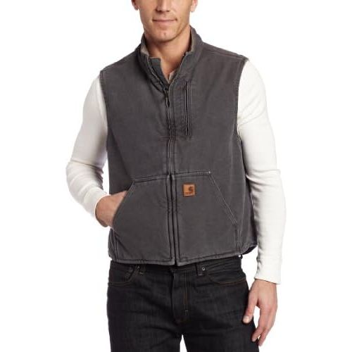  Carhartt Mens Mock Neck Vest Sherpa Lining