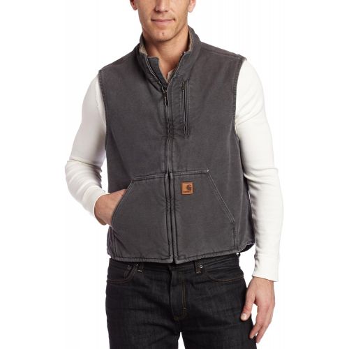  Carhartt Mens Mock Neck Vest Sherpa Lining