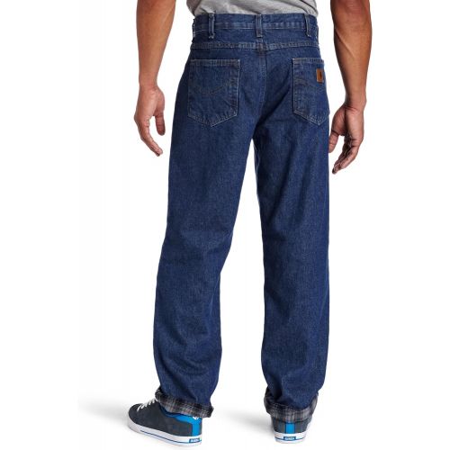  Carhartt Mens Relaxed Fit Straight Leg Flannel Lined Jean