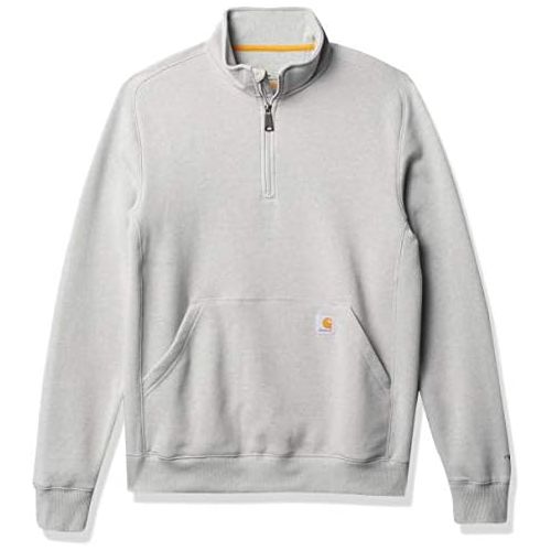  Carhartt Mens Force Relaxed Fit Midweight Quarter-Zip Mock-Neck Sweatshirt