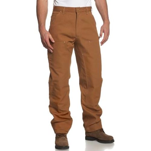  Carhartt Mens Firm Duck Double-Front Work Dungaree Pant B01