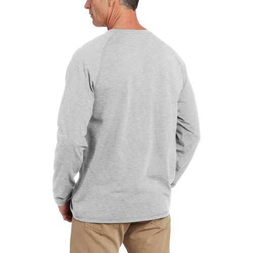  Carhartt Mens Force Cotton Delmont Long-Sleeve T-Shirt