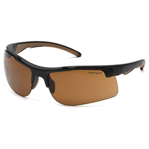  Carhartt Rockwood Safety Glasses, Sandstone Bronze Anti-Fog, Retail Packaging