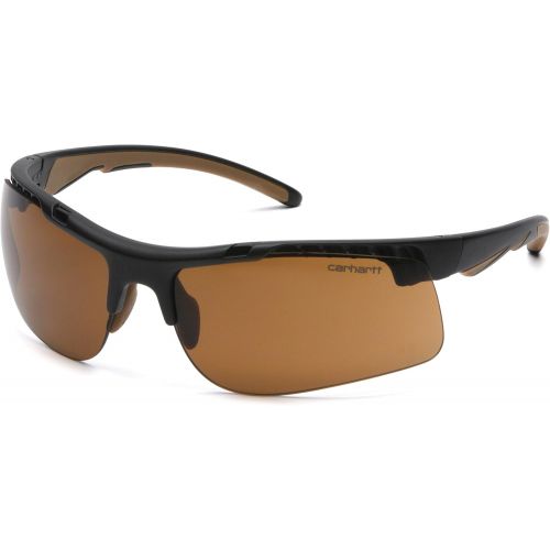  Carhartt Rockwood Safety Glasses, Sandstone Bronze Anti-Fog, Retail Packaging