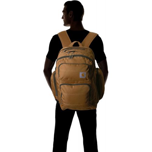  [아마존베스트]Carhartt Legacy Deluxe Work Backpack with 17-Inch Laptop Compartment, Carhartt Brown