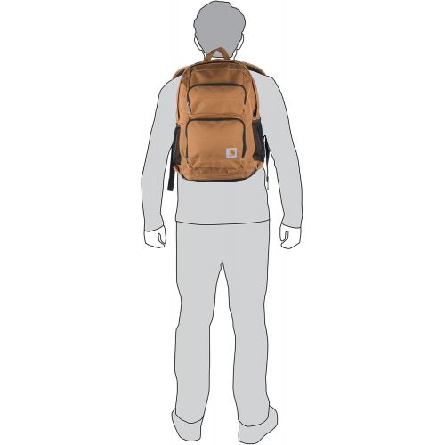  [아마존베스트]Carhartt Legacy Standard Work Backpack with Padded Laptop Sleeve and Tablet Storage, Black