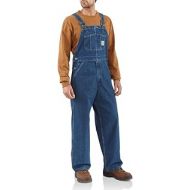 할로윈 용품Carhartt Mens Washed-Denim Bib Overalls