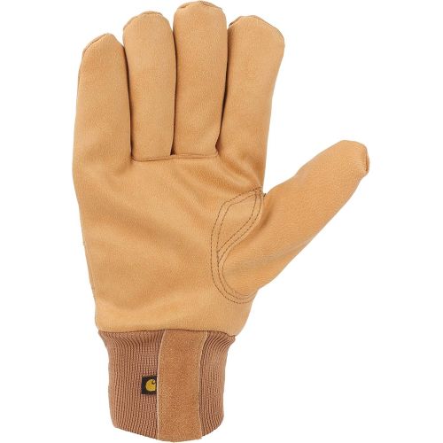  Carhartt Mens Insulated Leather Gunn Cut (Knit Cuff)