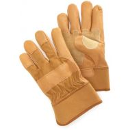 Carhartt Mens Grain Leather Work Glove with Safety Cuff