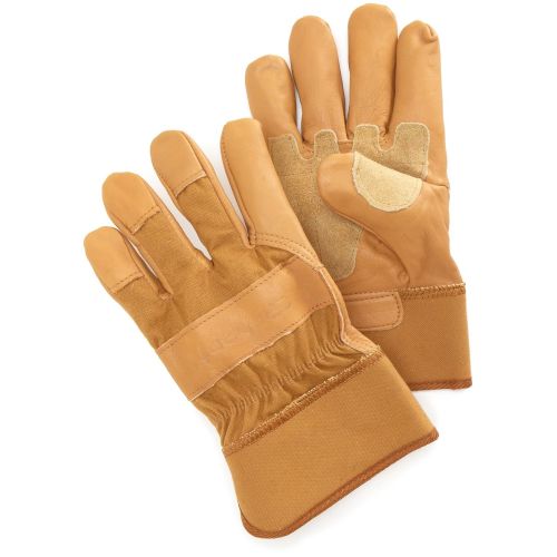  Carhartt Mens Grain Leather Work Glove with Safety Cuff