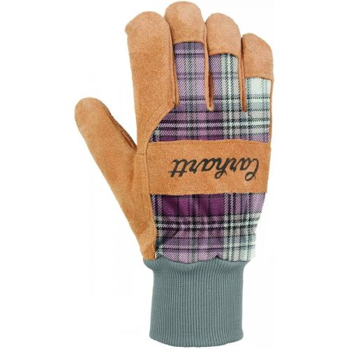  Carhartt Womens Insulated Suede Work Glove with Knit Cuff