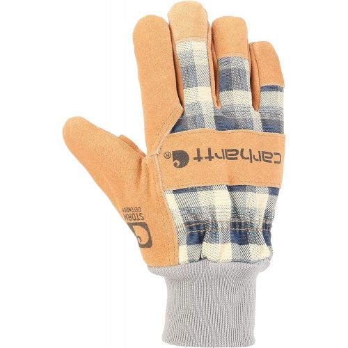  Carhartt Womens Insulated Suede Work Glove with Knit Cuff