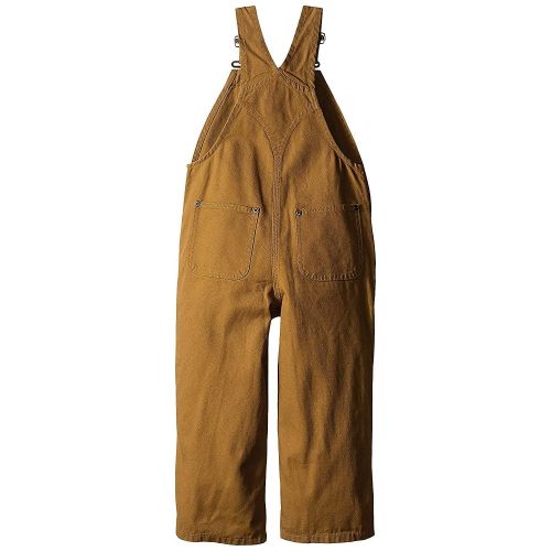  Carhartt Kids CM8609 Washed Duck Bib Overall - Boys - 6 Months - Carhartt Brown