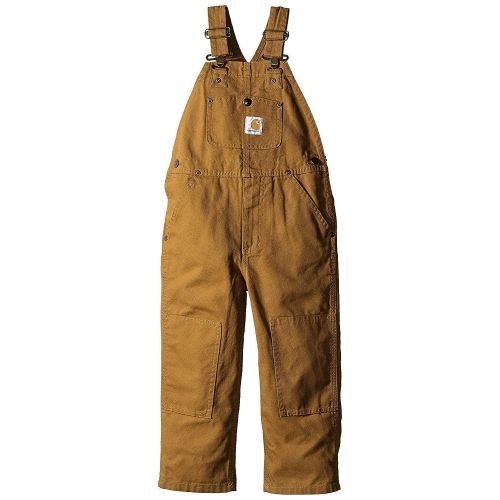  Carhartt Kids CM8609 Washed Duck Bib Overall - Boys - 6 Months - Carhartt Brown