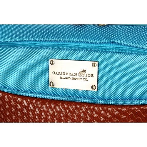  Caribbean Joe Luggage Castaway Suitcase 16 Boarding Tote (Royal Blue)