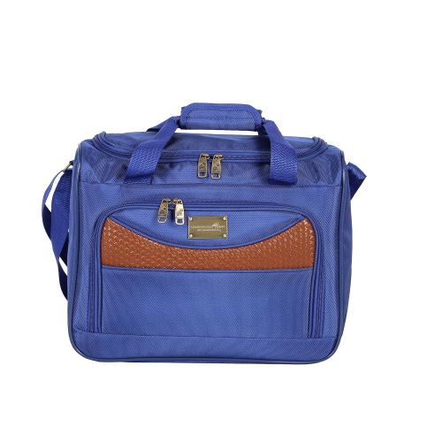  Caribbean Joe Luggage Castaway Suitcase 16 Boarding Tote (Royal Blue)