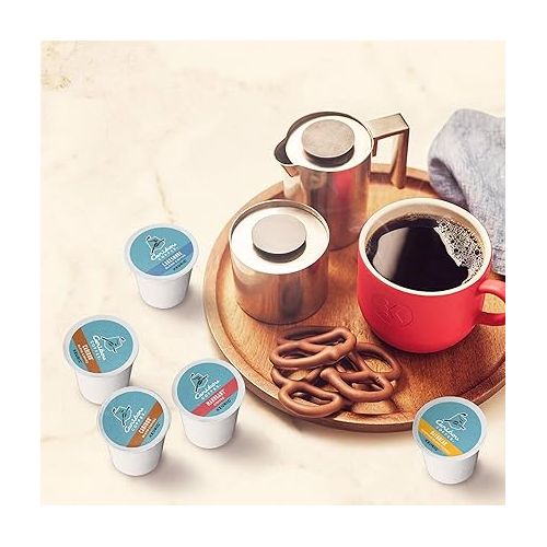  Caribou Coffee Favorites Variety Pack, Single-Serve Coffee K-Cup Pods Sampler, 40 Count