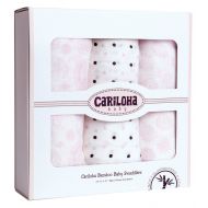 Cariloha Soft Bamboo Baby Blankets- Bamboo Swaddle Blanket - Set of 3 (Pink)