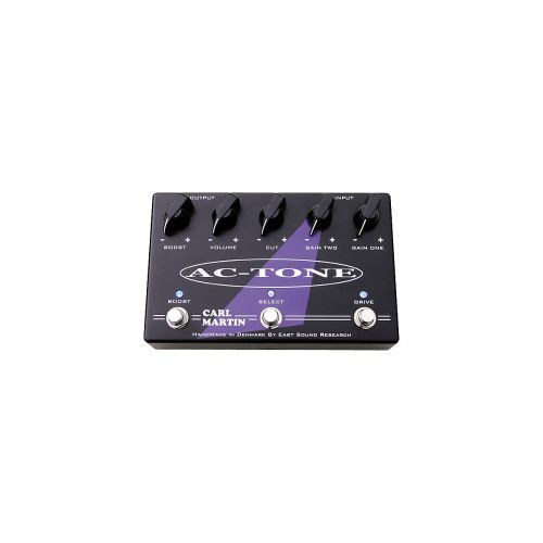  Carl Martin},description:The AC-Tone pedal offers 2 channels of overdrive, voiced alike for preset usage, and also gives you a clean channel with a boost of up to 20dB. The overdri