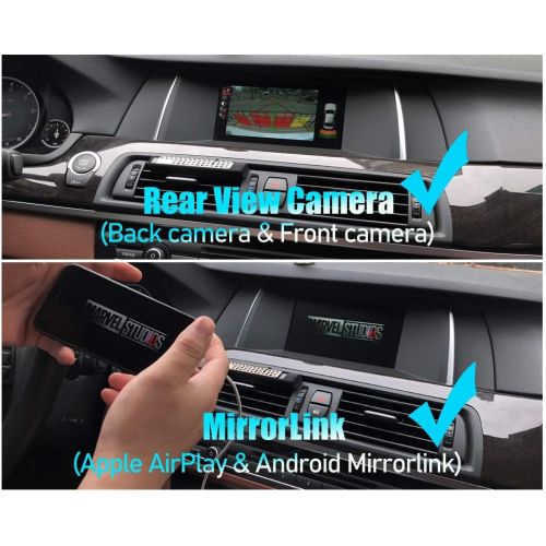  [아마존베스트]Carlinkit Wireless Carplay Retrofit kitt for BMW 1 2 3 4 5 6 7 Series NBT System 2014-2016, Support iOS 13-14, AirPlay, Multi-Window Screen, Rear View, Wireless Carplay Box, Wired