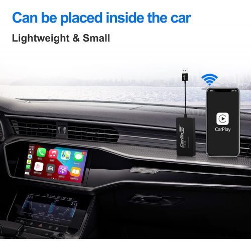  [아마존베스트]Carlinkit Wired CarPlay Dongle Android Auto for Car Radio with Android System Version 4.4.2 and Above, Install The AutoKit app in The Car System, Dongle Connect The Cars AutoKit ap