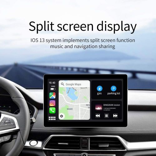  [아마존베스트]Carlinkit Wired CarPlay Dongle Android Auto fit for Car Radio System Android Version 4.4.2 and above, install autokit app on car, Mirror Screen/SIRI/Voice/Maps/Online Upgrade, NOT