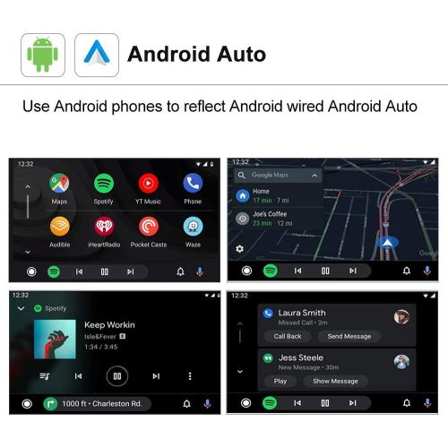  CarlinKit Wireless CarPlay&Wired Android Auto USB Dongle fit for Android Car Radio with Android System 4.4.2 or Above,for iOS 10 +,Android 11 +(Only Support Install Autokit app in
