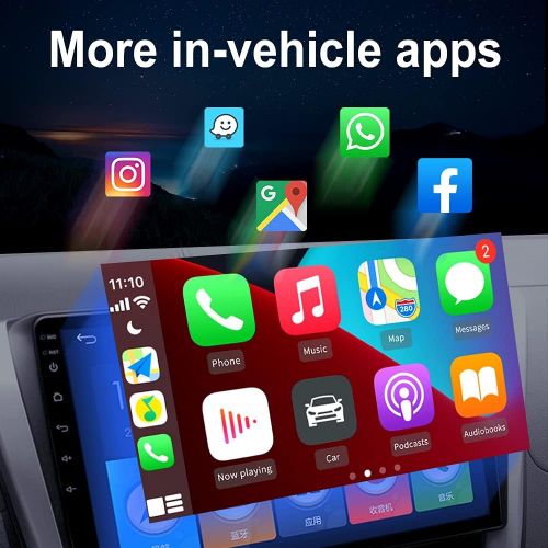  2022 Carlinkit Wireless Carplay Dongle Wired Android Auto USB Dongle, Mirror Screen/iOS (7.1 and Above)/Online Upgrade/Google Maps/Compatible Car Machine is The Android System Vers