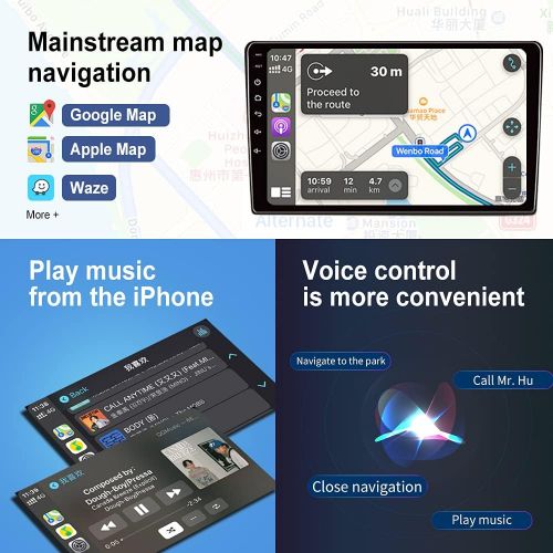  2022 Carlinkit Wireless Carplay Dongle Wired Android Auto USB Dongle, Mirror Screen/iOS (7.1 and Above)/Online Upgrade/Google Maps/Compatible Car Machine is The Android System Vers
